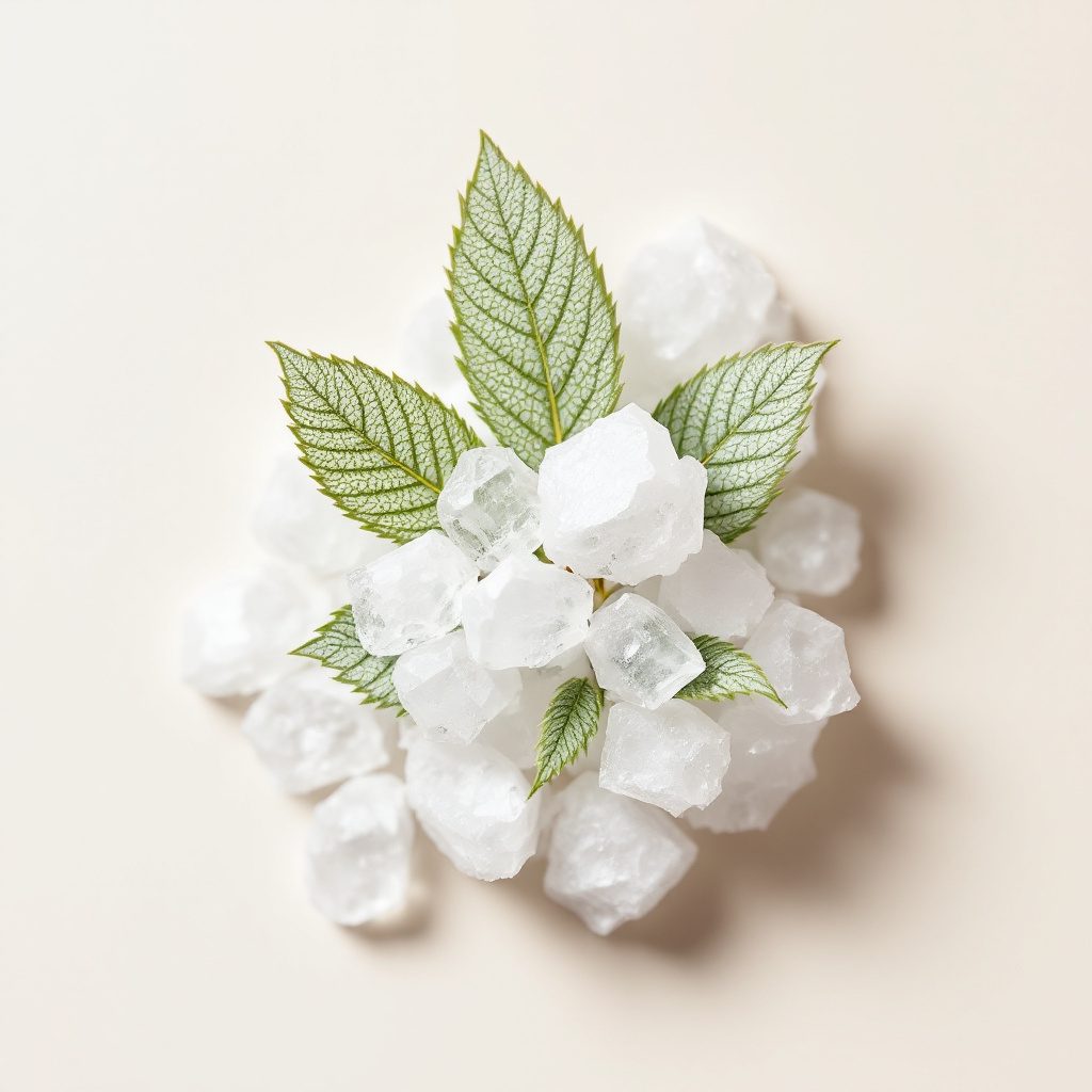 Menthol crystals