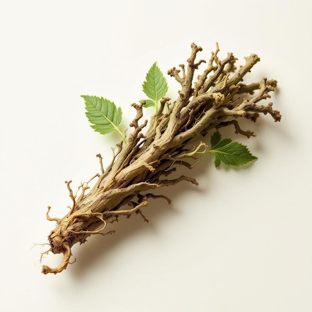 Stinging nettle root herbal plant