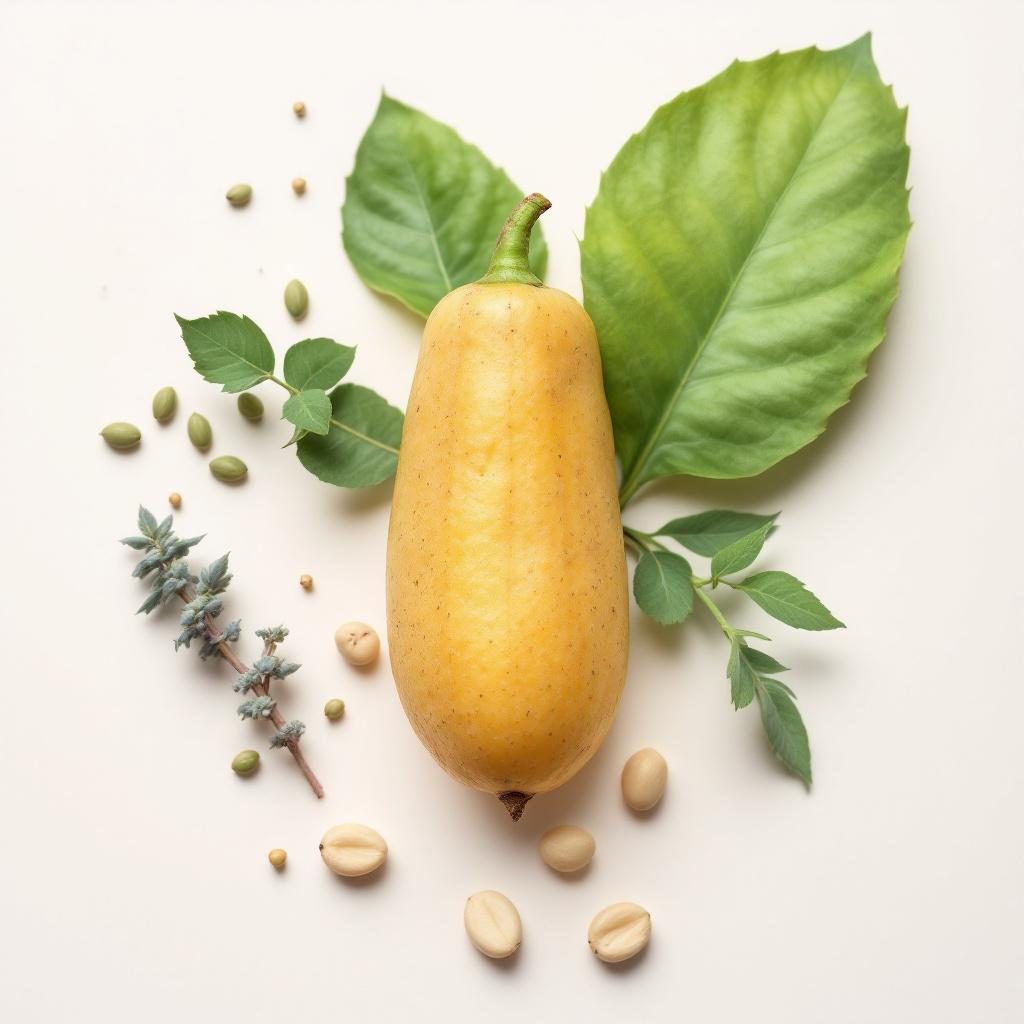 Papain enzim iz papaje - sečenje sveže papaje