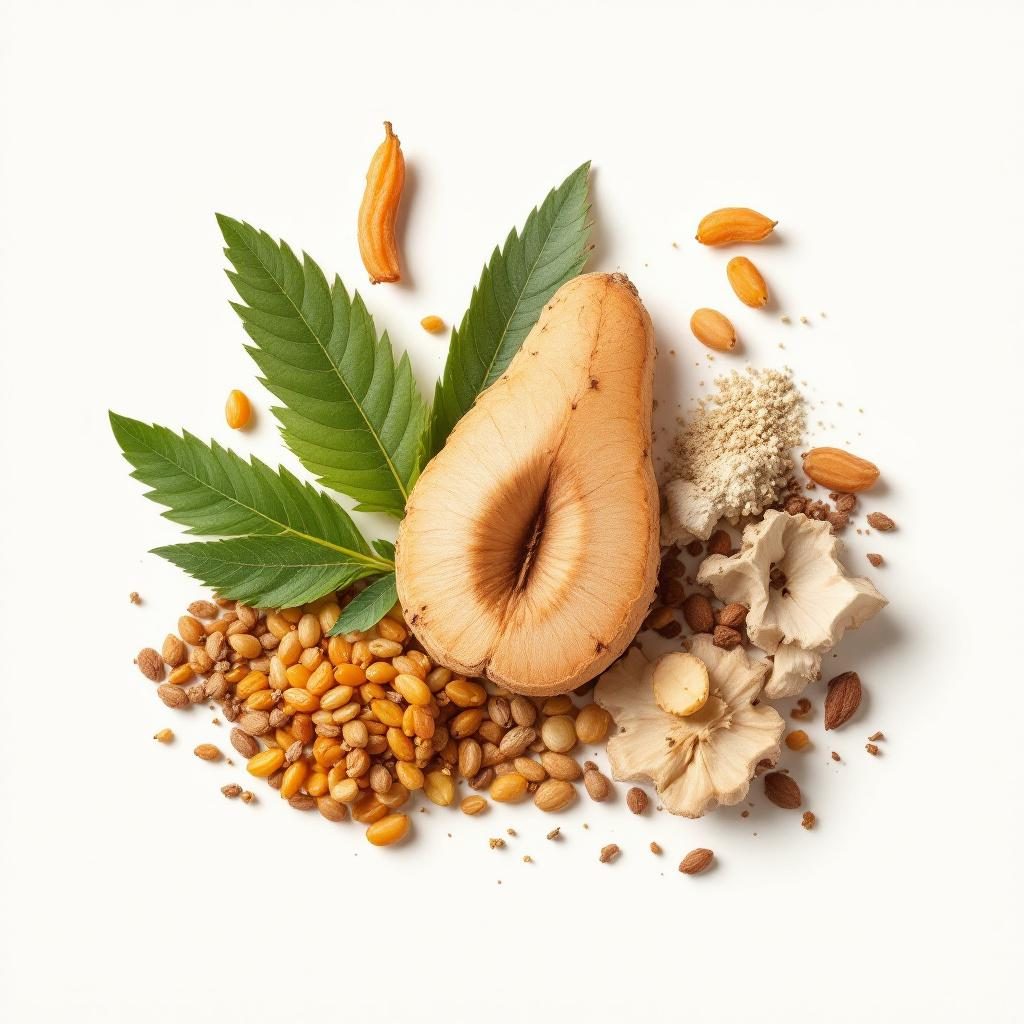 Svež korijen gloga u prirodnom okruženju