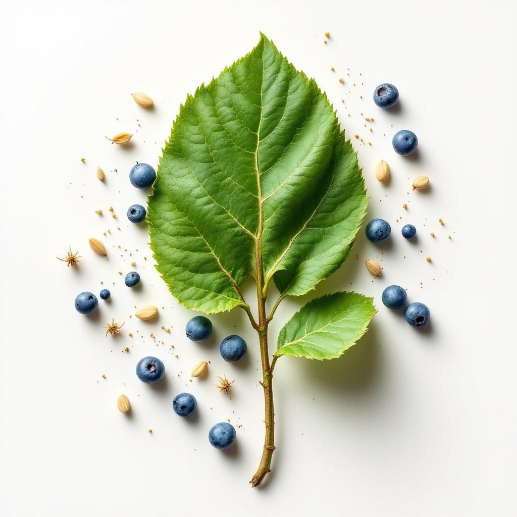 Arándanos azules frescos