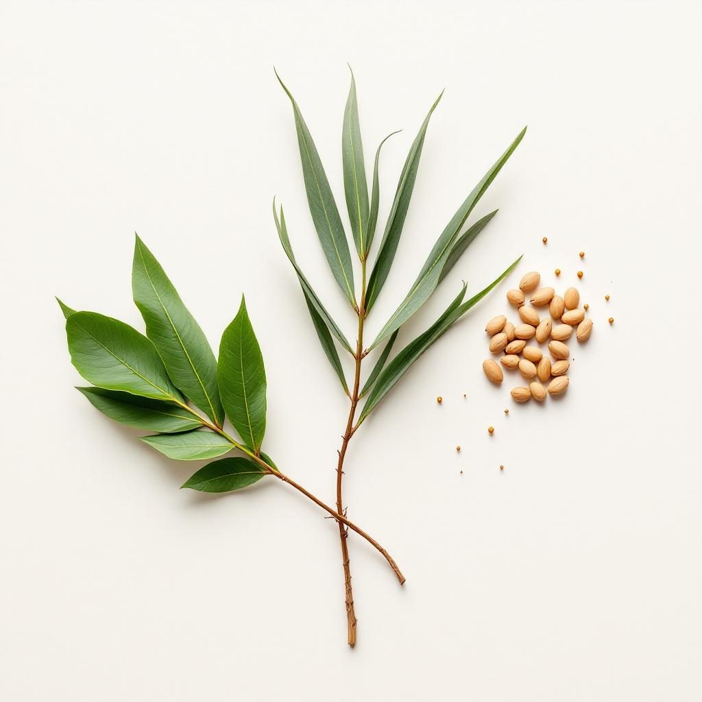 Bayas de saw palmetto en planta natural