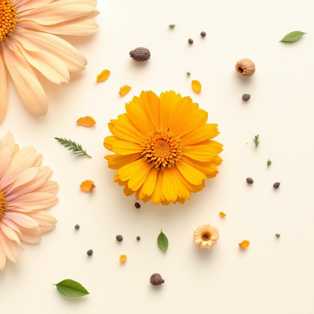 Flores de caléndula fuente natural de luteína y zeaxantina