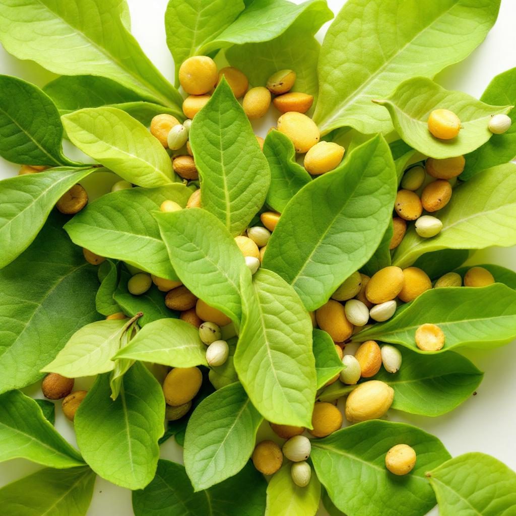 Hojas de té verde orgánico