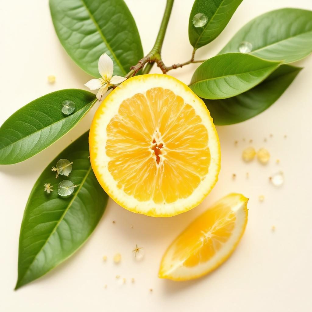 Manzanilla en flor sobre fondo natural