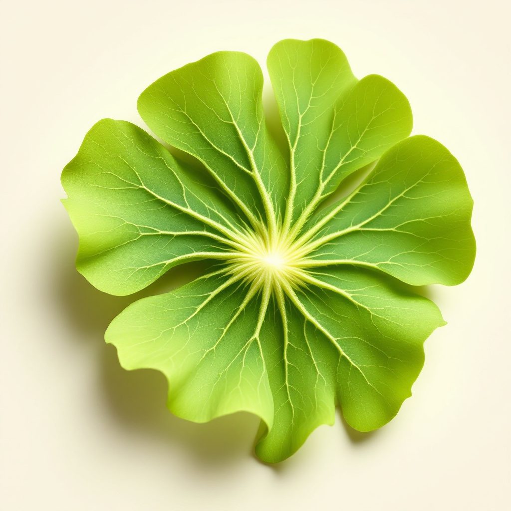 Ginkgo biloba leaf