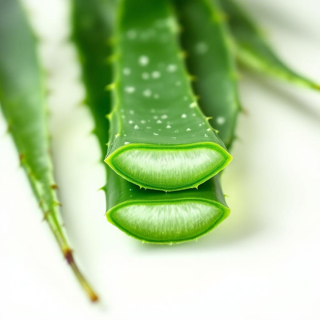 Aloe vera plant gel natural source