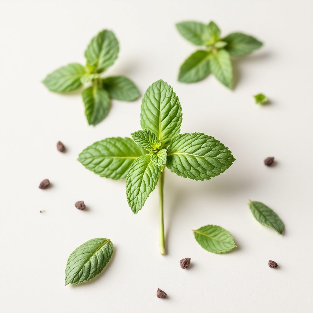 Peppermint leaves