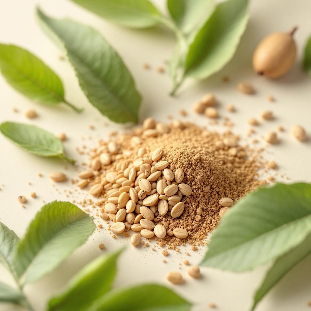 Korzeń czosnku w naturalnym otoczeniu