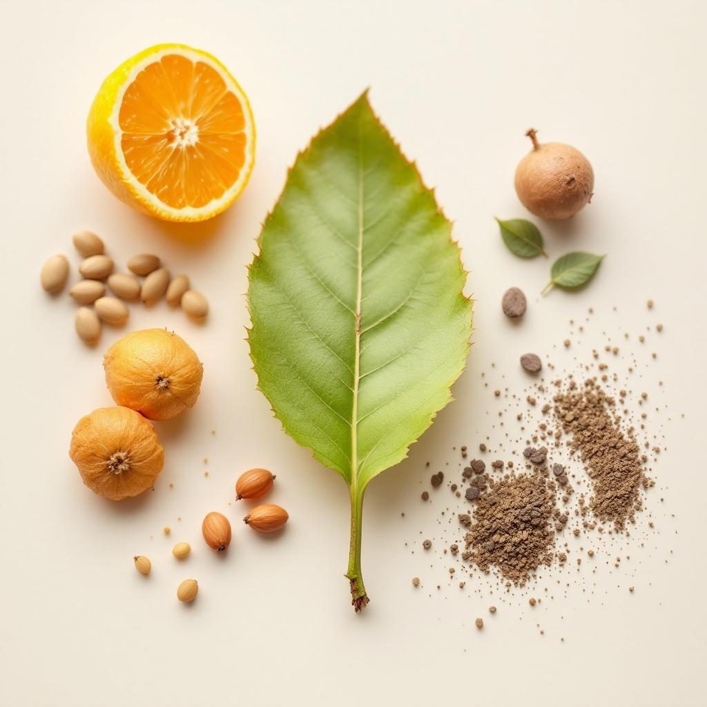 Korzeń kurkumy w przekroju, intensywnie pomarańczowy kolor