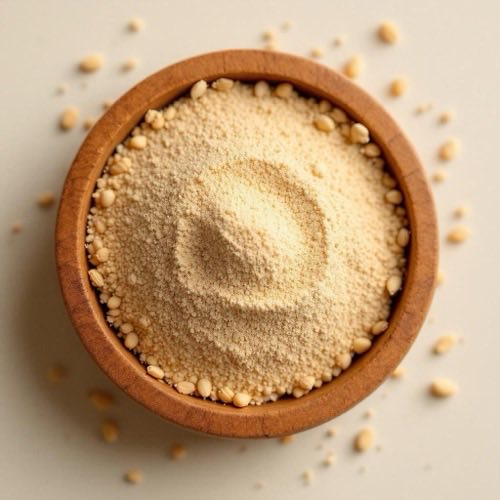 Korzeń maca w przekroju na neutralnym tle