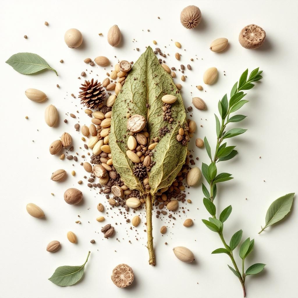 Cardo mariano em fundo neutro