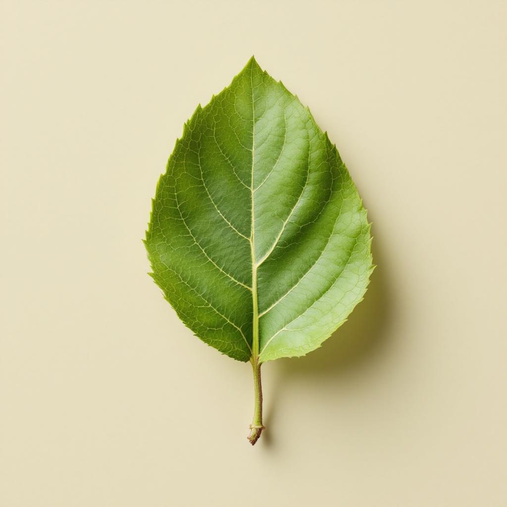 Chá verde em fundo neutro