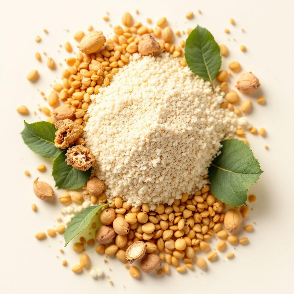 Cromo mineral em representação natural