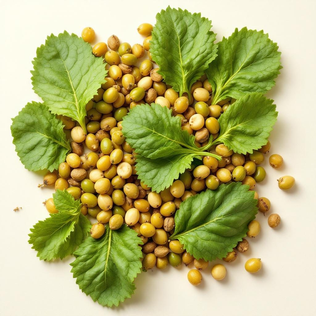 Folhas verdes de hortelã-pimenta frescas