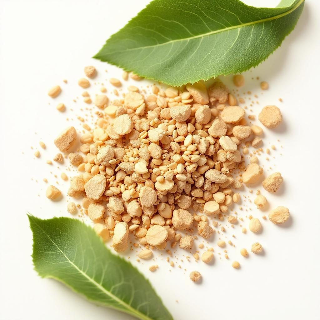 Zinco mineral, representação de elemento essencial em fundo neutro