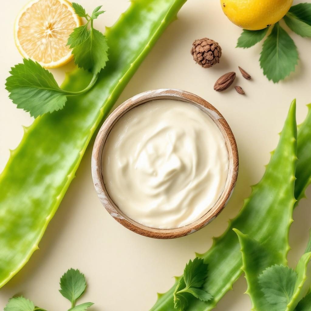 Extract de aloe vera proaspăt în secțiune