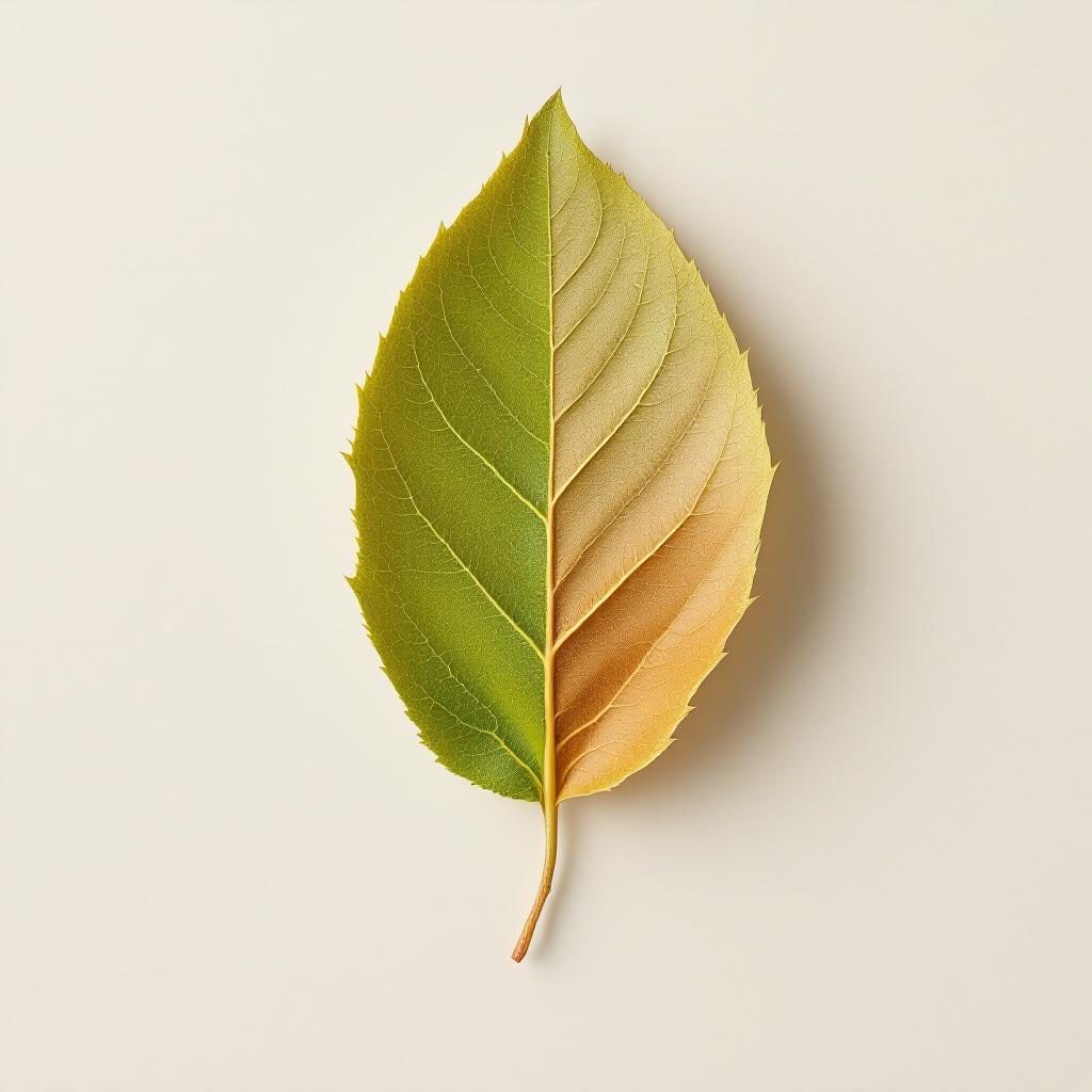 Frunze de măslin proaspete pe ramură