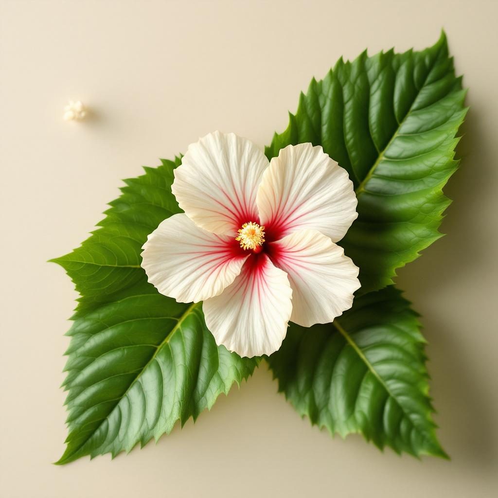 Suva hibiskus cvet