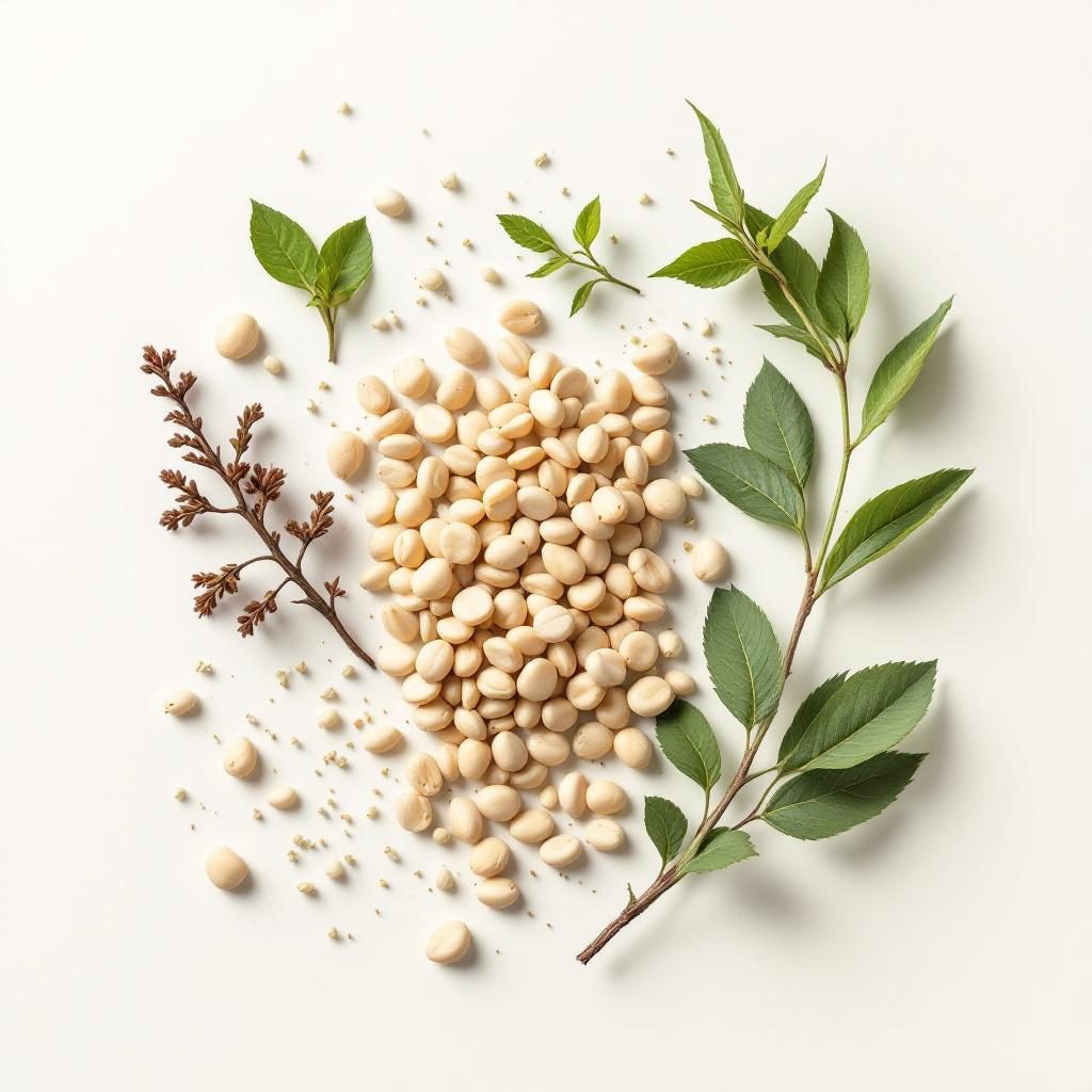 Sveže listovi žalfije u prirodnom okruženju