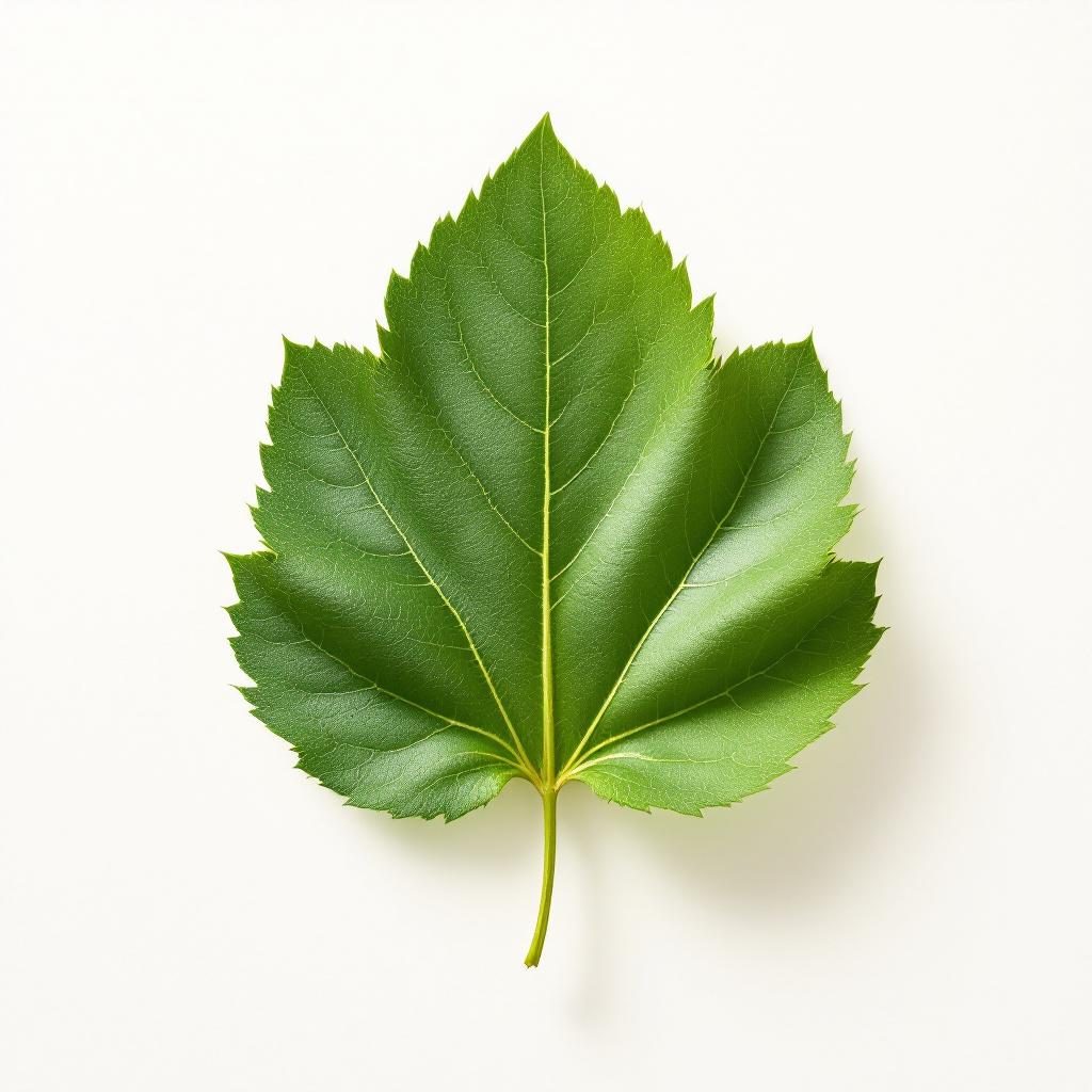Björklöv, ljusgröna blad med karakteristisk trekantig form och serrerade kanter