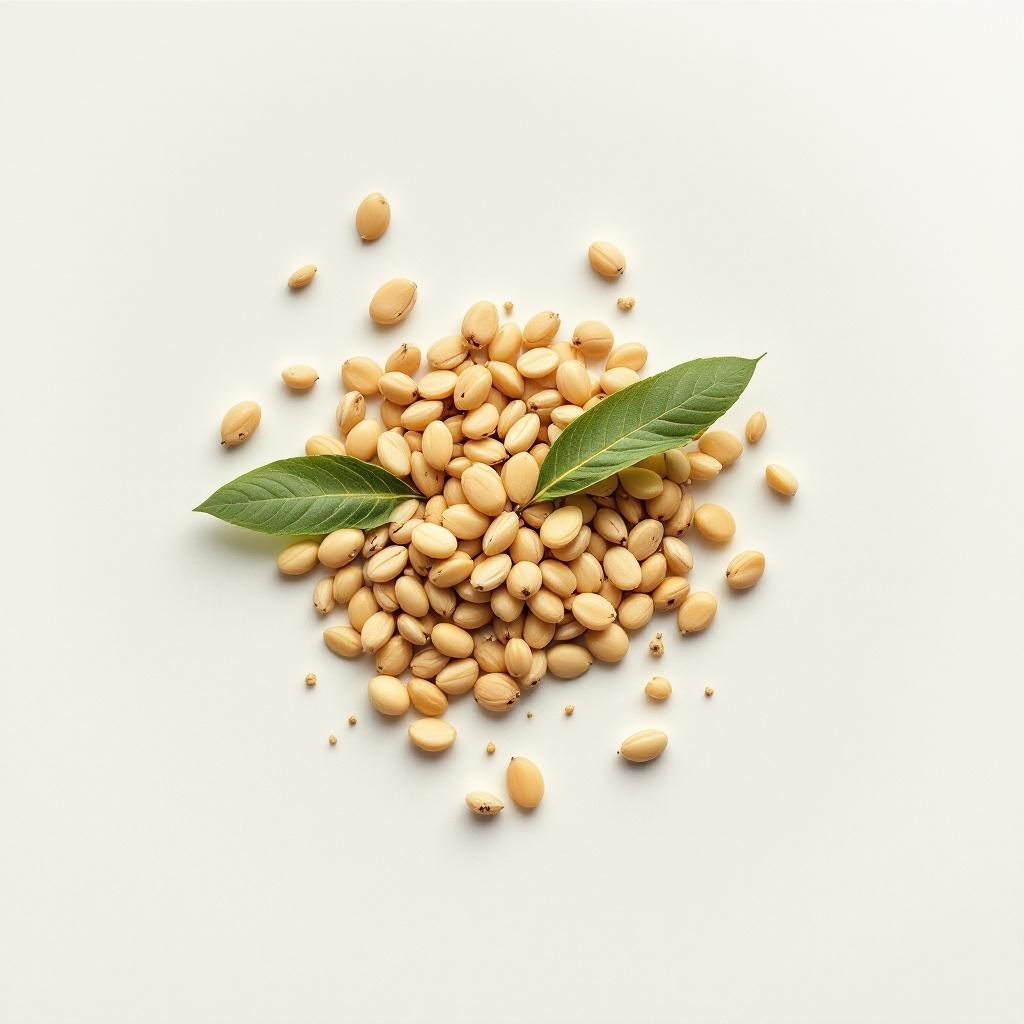 Korngräs unga skott