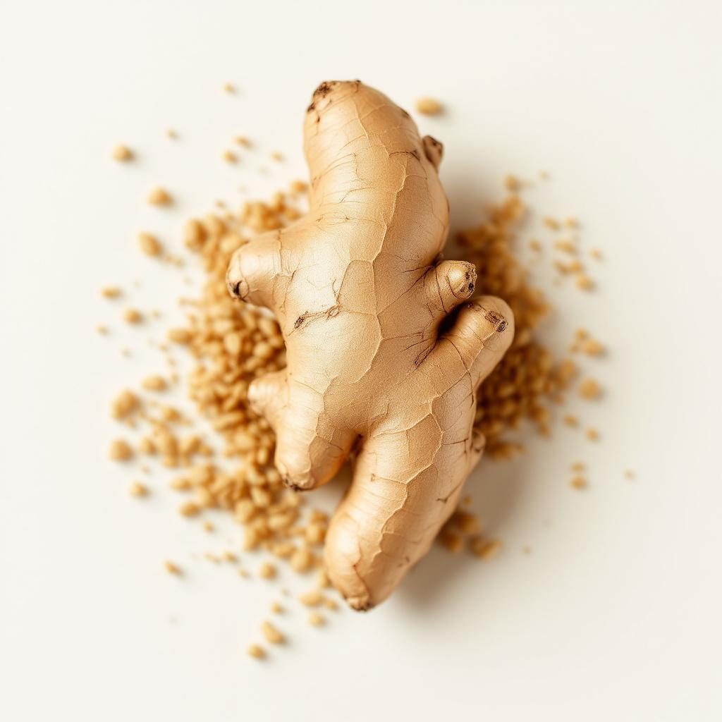 Ginger root natural spice ingredient