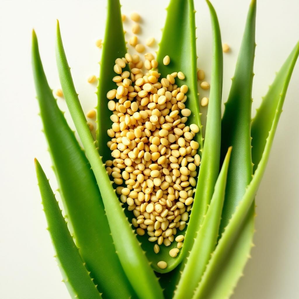Aloe vera list v naravni obliki