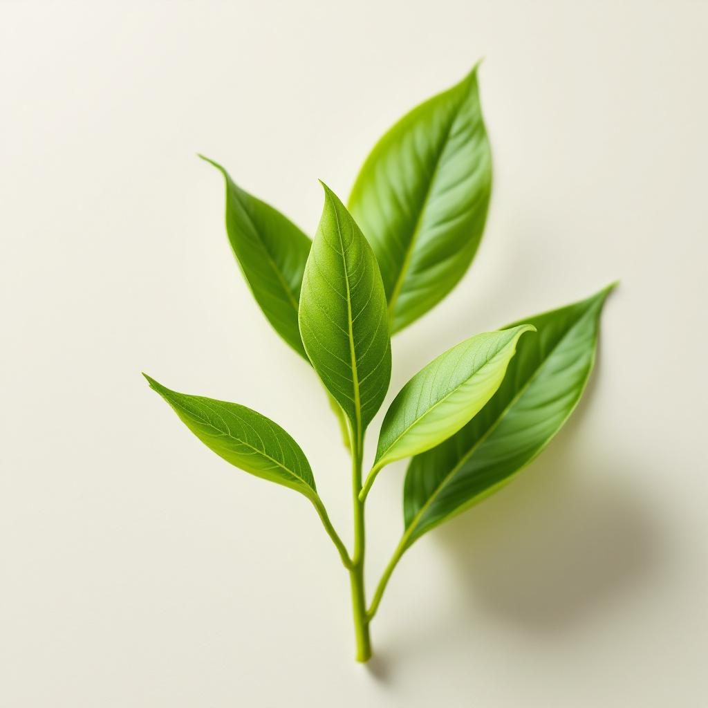 Green tea leaves Camellia sinensis