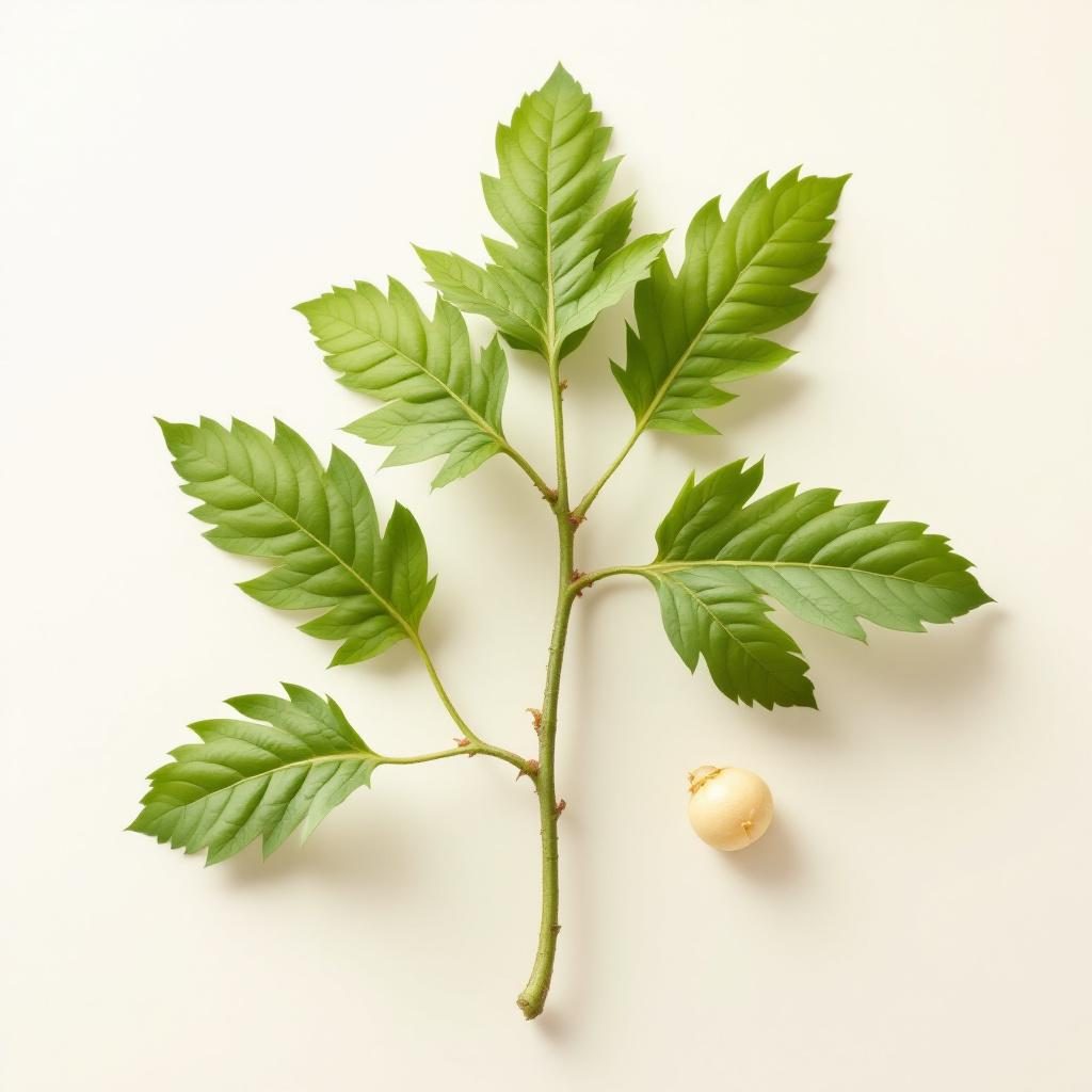 Petroselinum crispum, listy