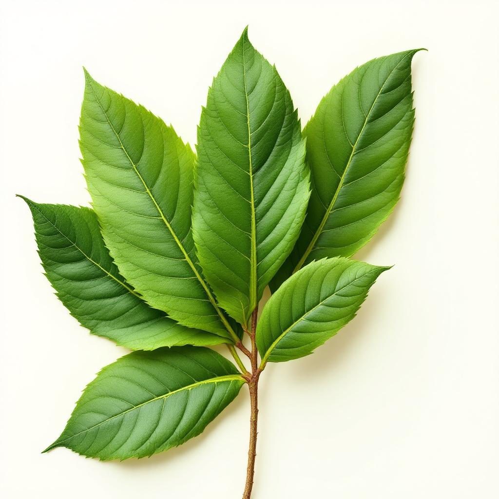 Hojas de ortiga verde