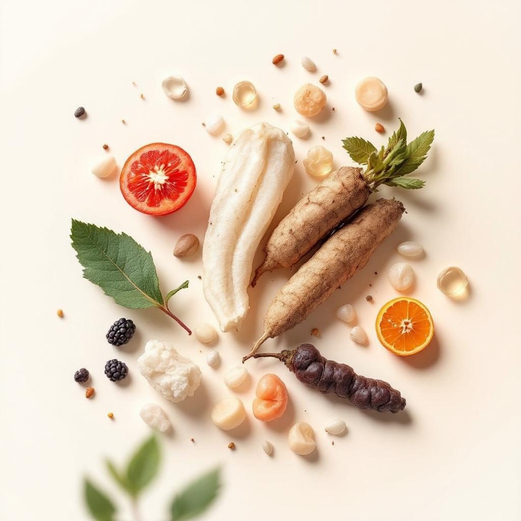 Vitamina C en cristales