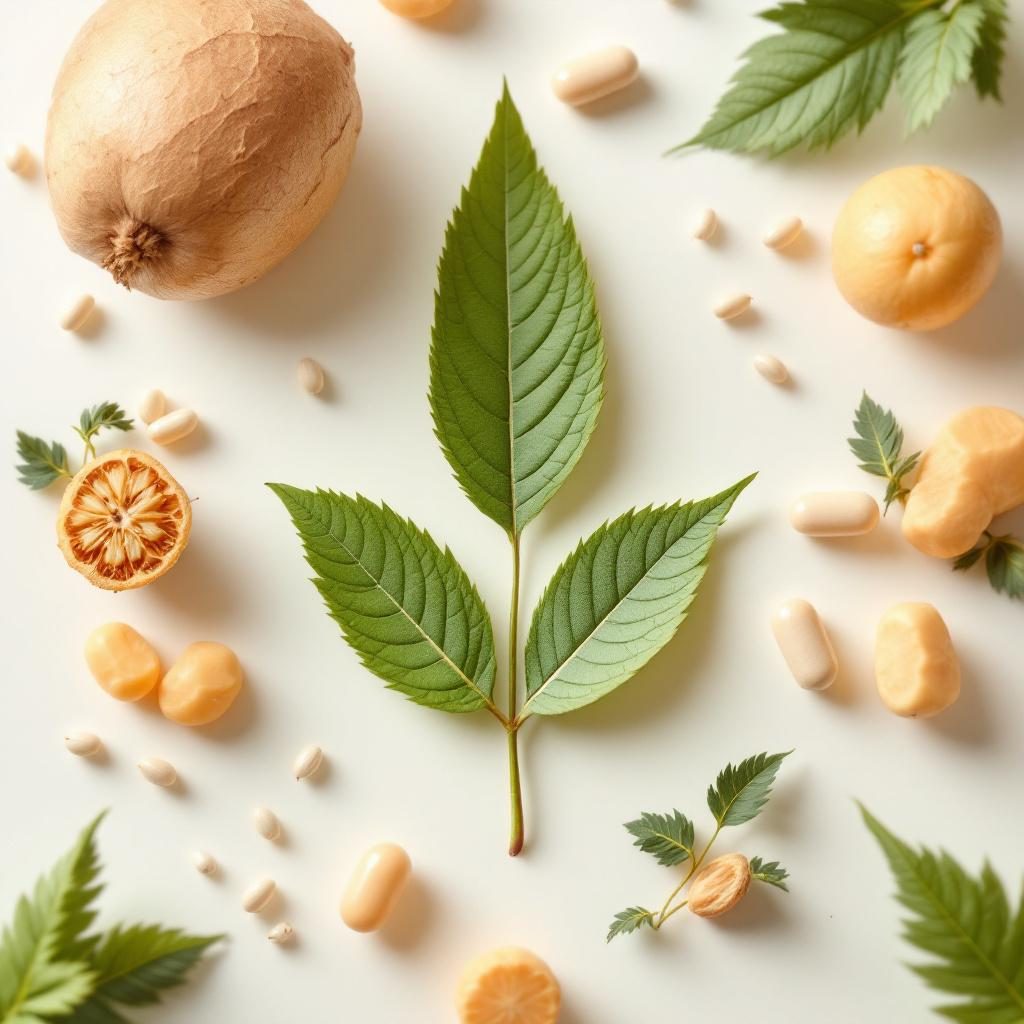 Vitamina E en cápsulas y fuentes naturales