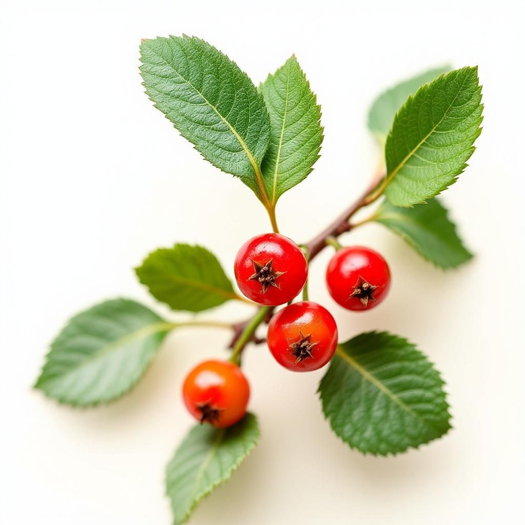 Hawthorn berries natural botanical