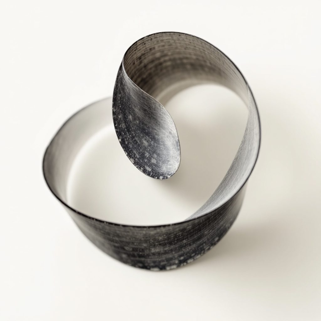 Flexible rubber blade