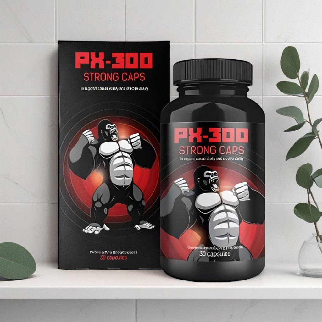 Px-300 Caps N30 kapsulas tuvplānā