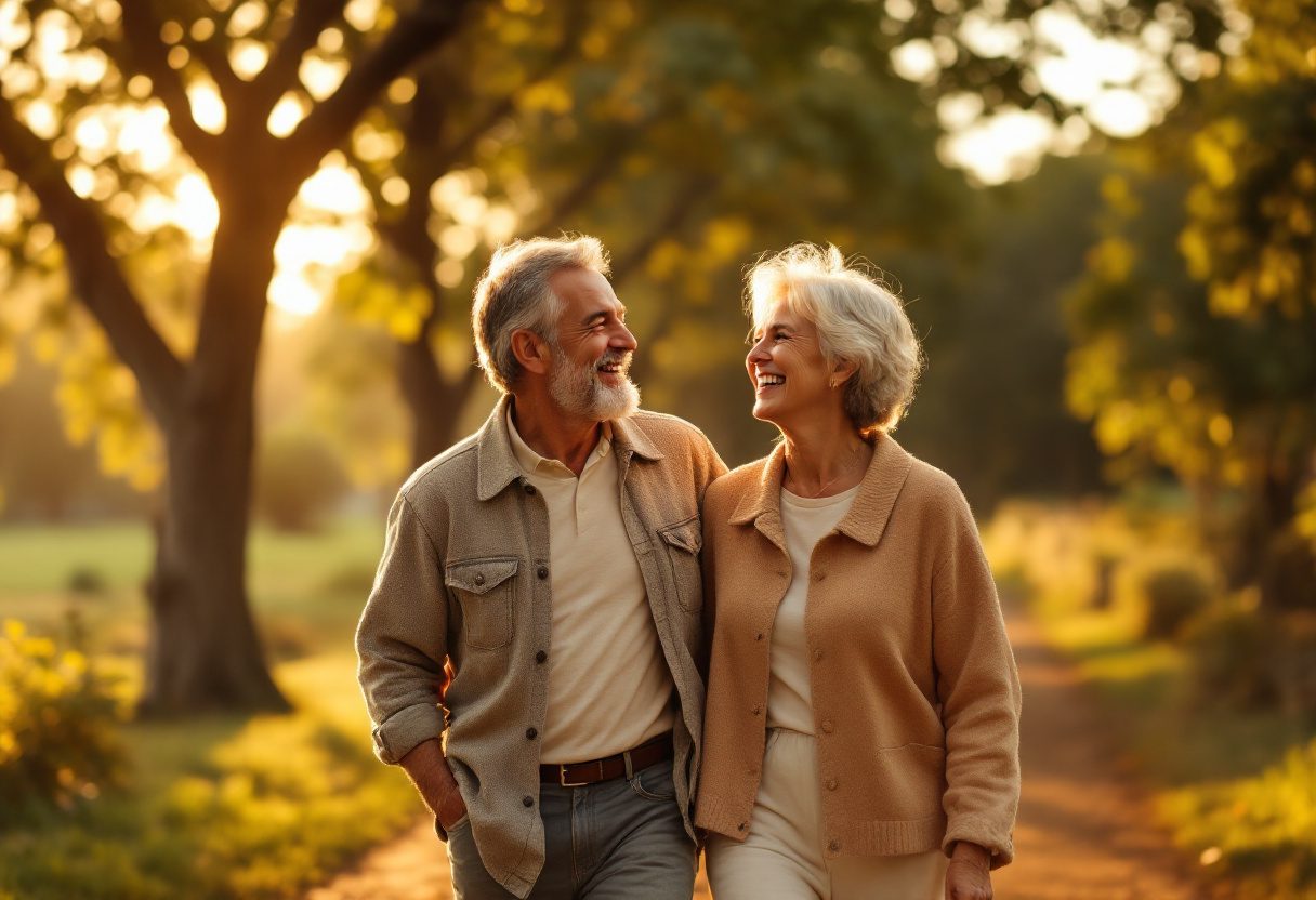 Personas adultas manteniendo una vida activa