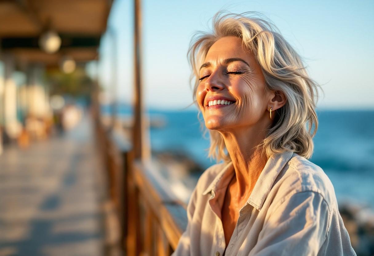 Άτομο που ασκείται σε φυσικό περιβάλλον, ενεργός τρόπος ζωής