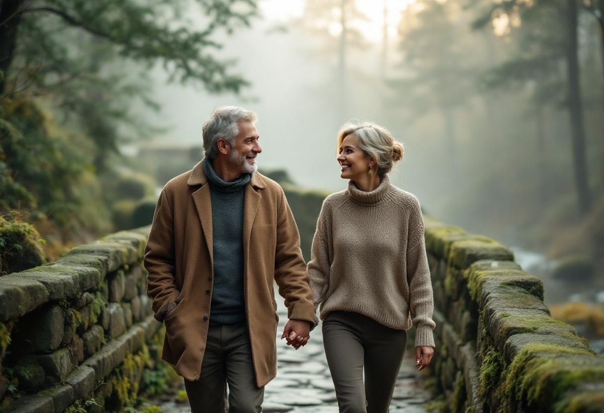 Osoba uživa u matcha napitku na otvorenom, aktivni životni stil