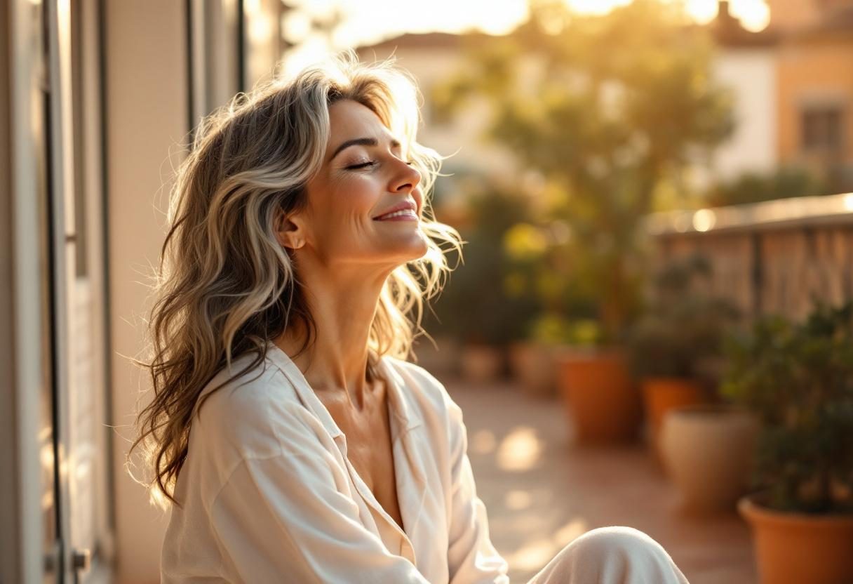 Personne pratiquant une activité physique en pleine nature, symbolisant le bien-être et l'équilibre quotidien