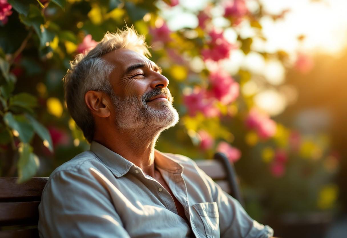 Persona relajada leyendo en ambiente tranquilo con buena iluminación
