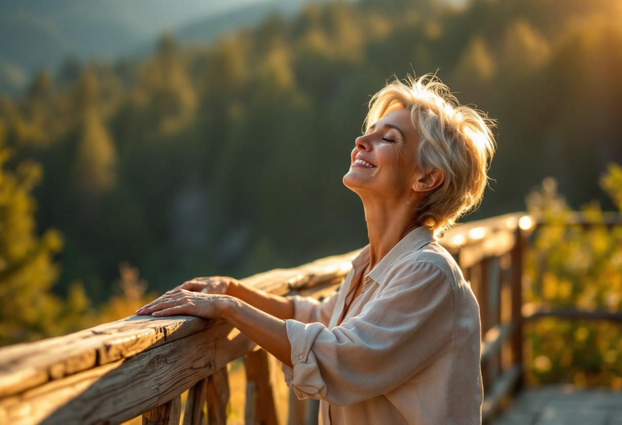 Žena koja uživa u aktivnom načinu života sa proizvodom PRO CAPS