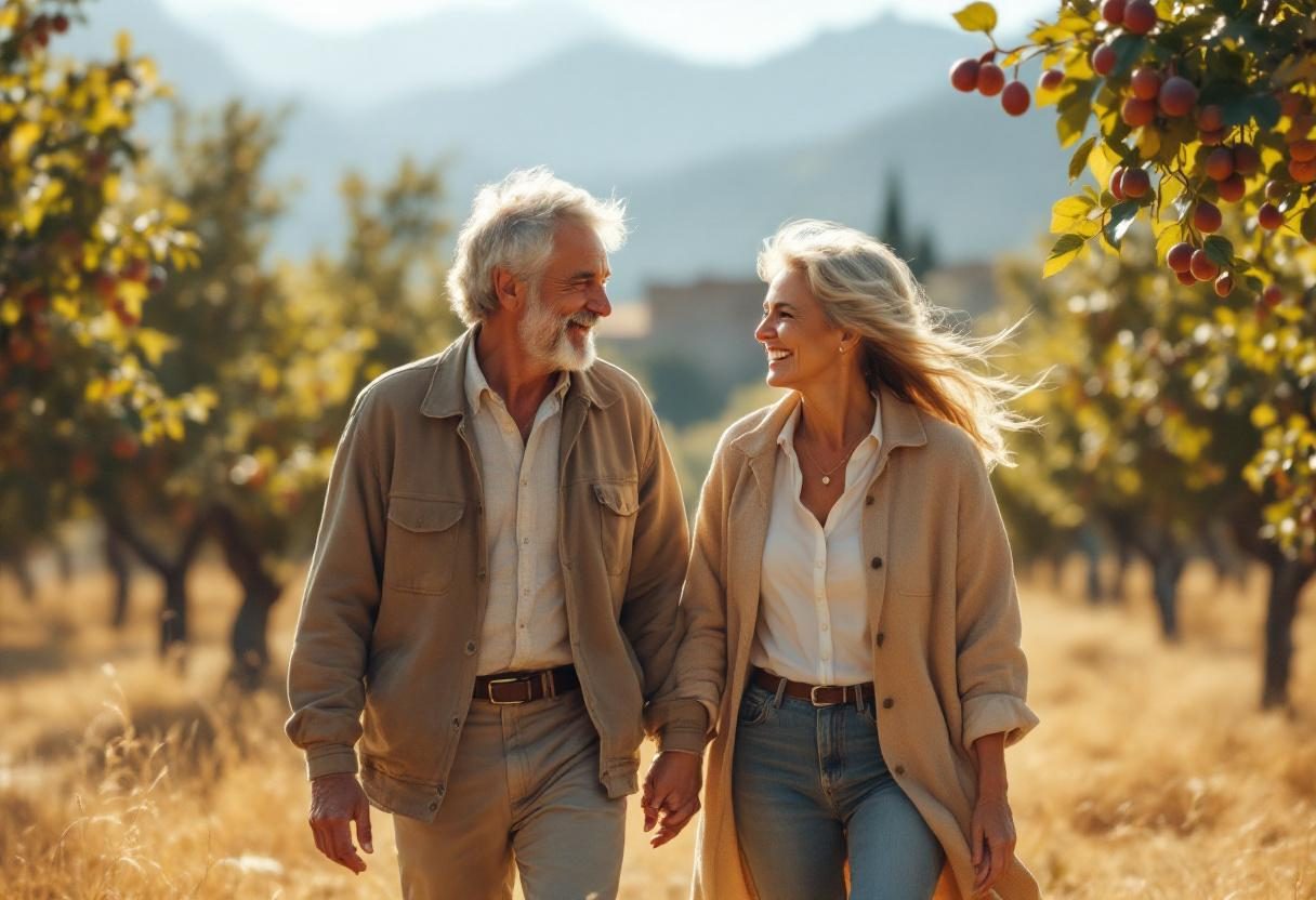 Meshkuj të moshuar të aktivë që shijojnë jetën me energji dhe mirëqenie