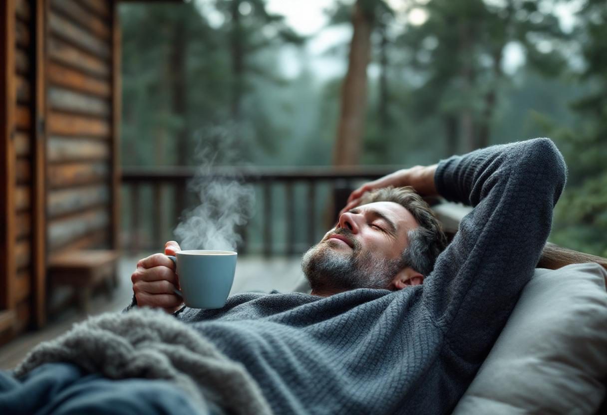 Личност која ужива во здрава оброк со свежи состојки