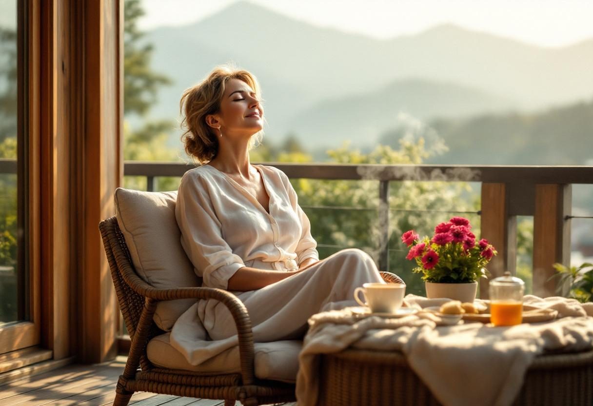 Persoană activă care își îngrijește articulațiile în timpul rutinei zilnice