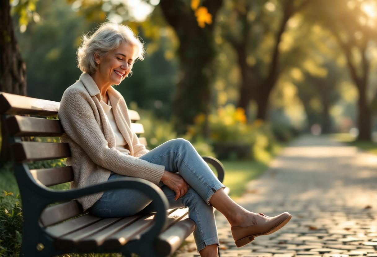 Persoană care se bucură de mobilitate și activitate fizică regulată