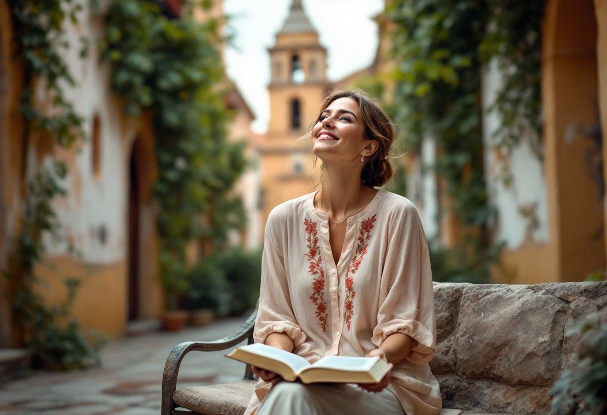 Persona mayor activa disfrutando de bienestar y calidad de vida