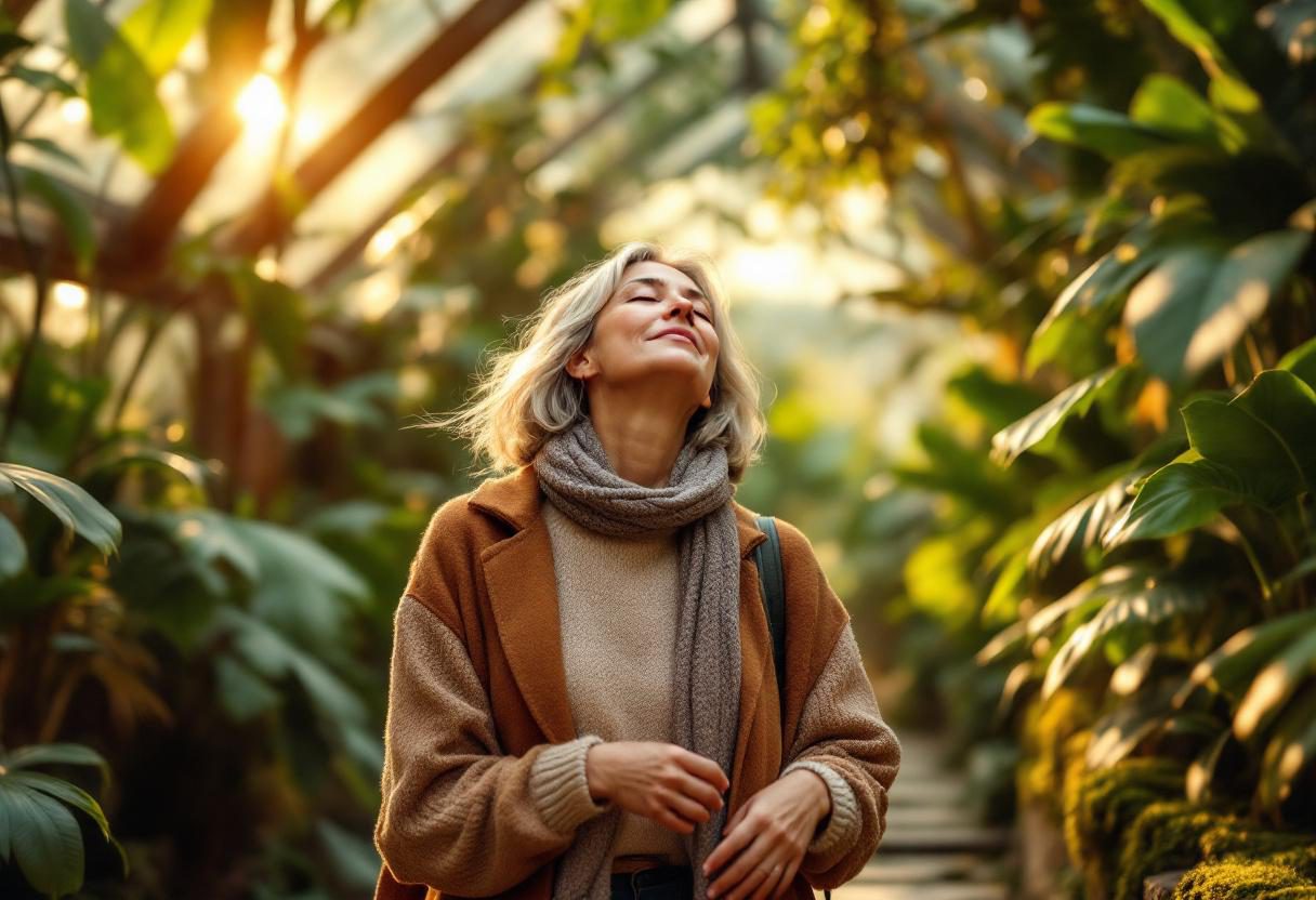 Άνθρωπος που απολαμβάνει υγιεινό τρόπο ζωής με φυσικά προϊόντα